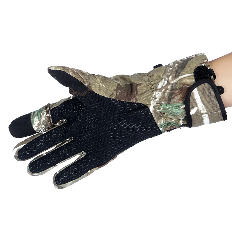 Hunting Design Windproof Winter Outdoor Camouflage  heated gloves