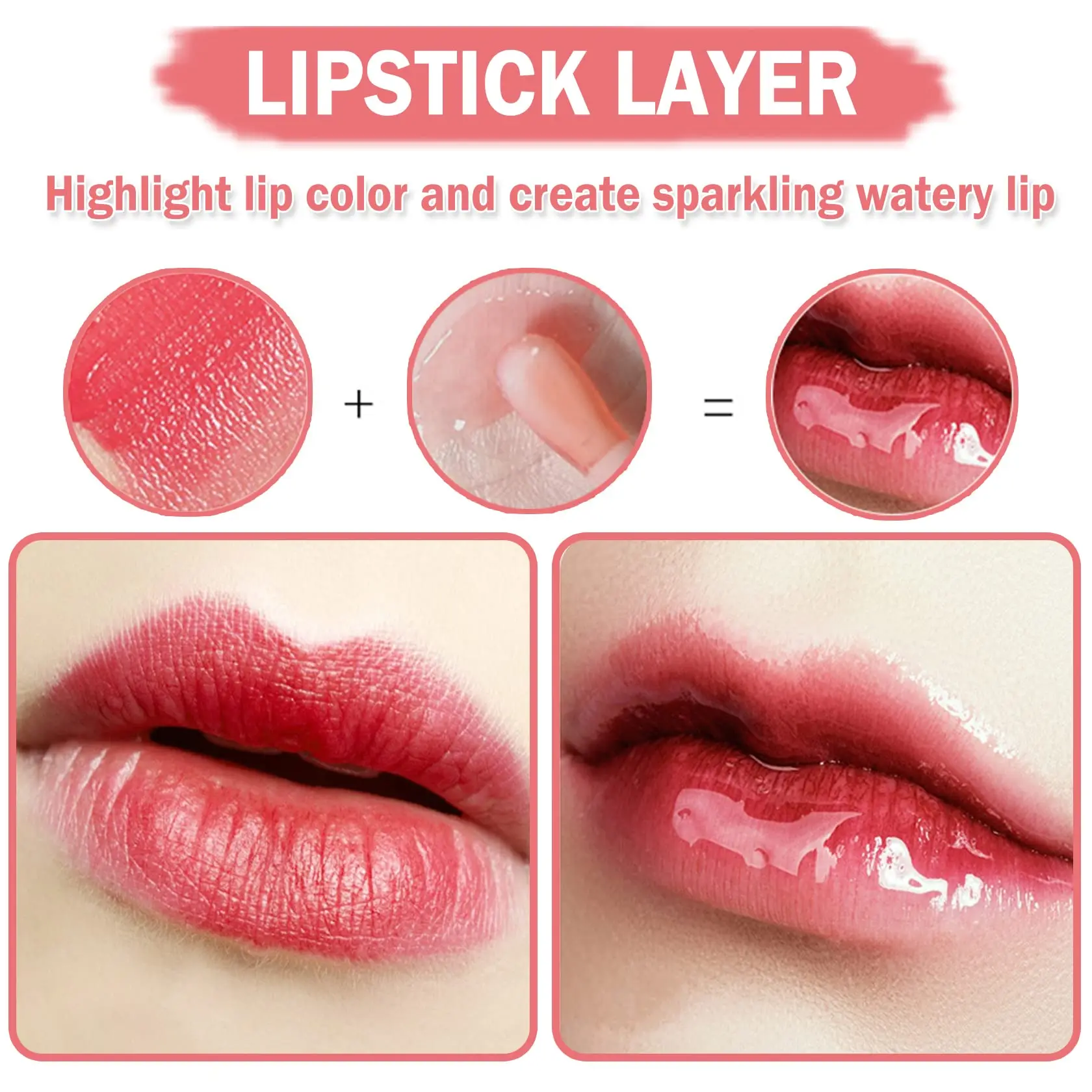Customization your private label lip oil High Gloss Lipstick moisturizing transparent toot lip gloss glass lip balm