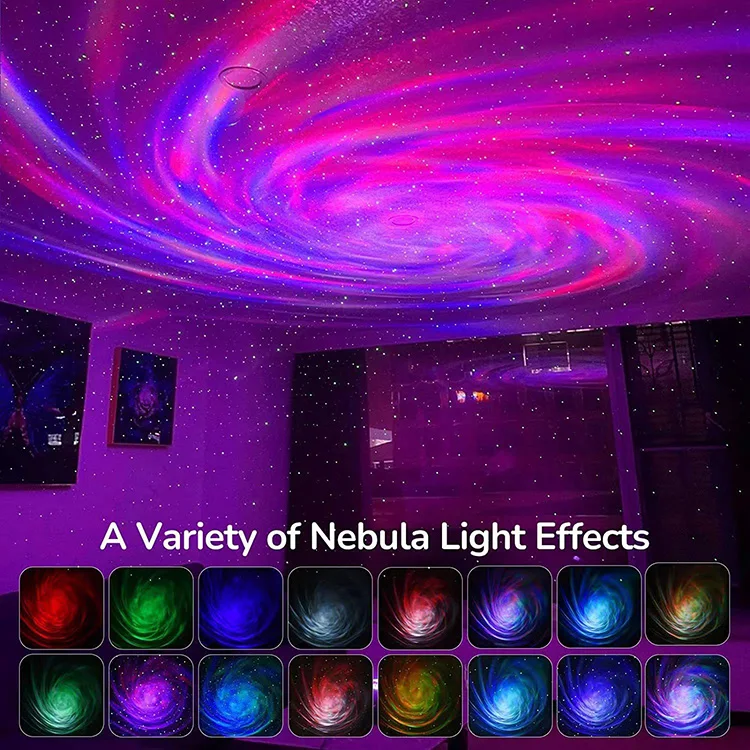 Space Sky Starry Projector Light Capsule UFO Star Galaxy Projector Space Capsule With Speaker For Christmas Gift