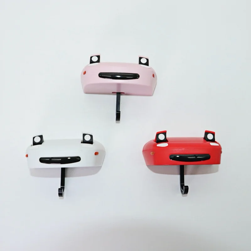 2024 Cute car wall car key lights can jump Ride Car Open Headlights Key Holder AE86  series hooks Keyhook with punch-free