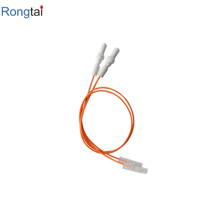 2Pc 38Inch Ignitor Wire & Ceramic Electrode Assembly,Ignition Electrode Can DIY Bending for Gas Ceramic Plug Ignition