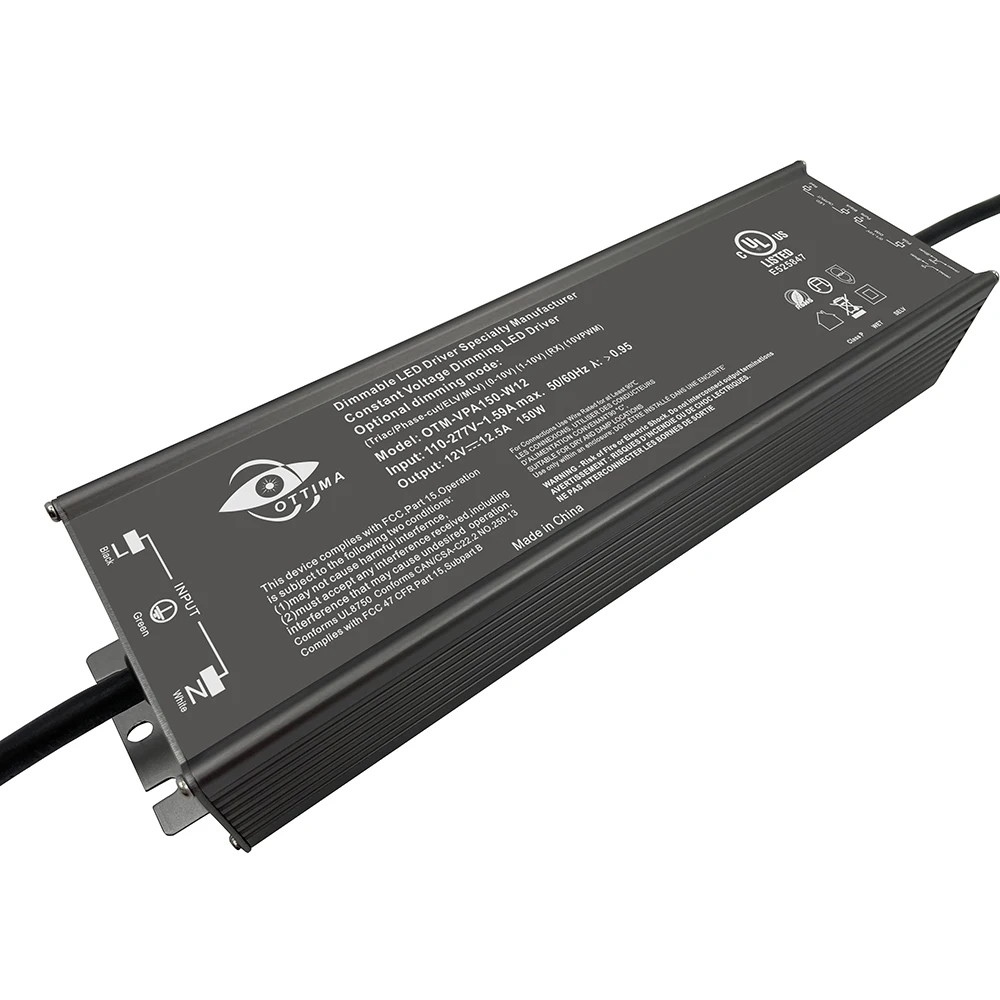 Wholesale Triac Dim Waterproof Power Supply 120W to 300W Single Output Waterproof IP67 LED Drivers in 12V 24V 36V 48V