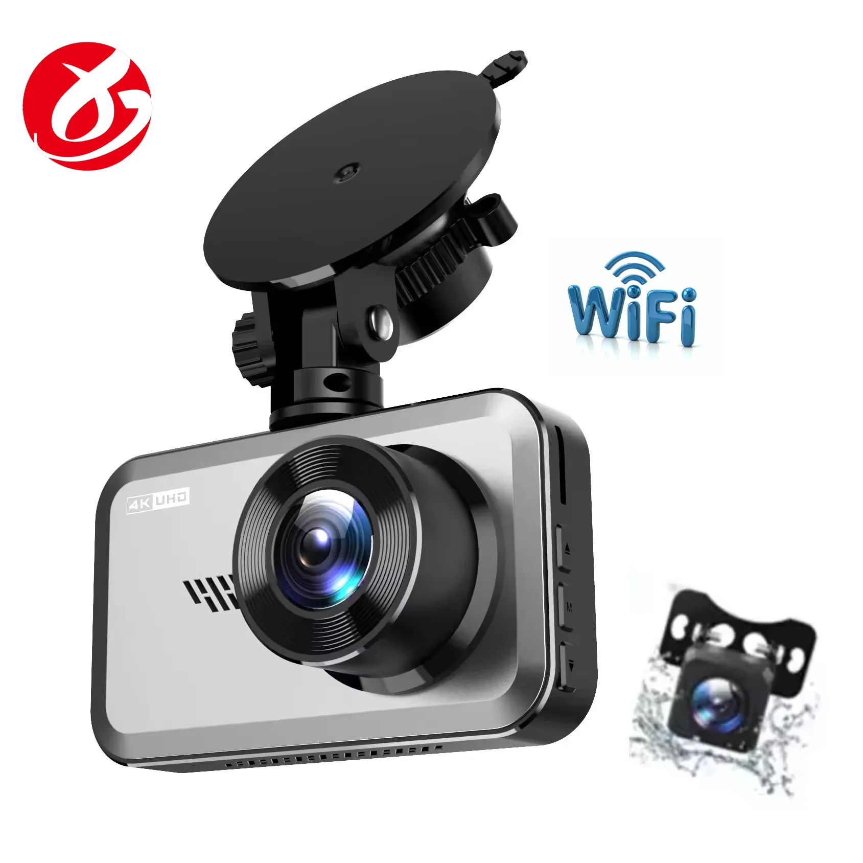 Low Price 4k 1080p Camera 3 Inch Dual Lens Waterproof Support Multilingual Car Dvr Rear View Mirror Driving Recorder