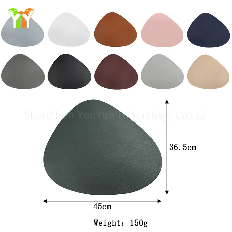 Оптовая продажа, Экологически чистая искусственная кожа, противоскользящая Роскошная ковриковая подстилка в западном стиле