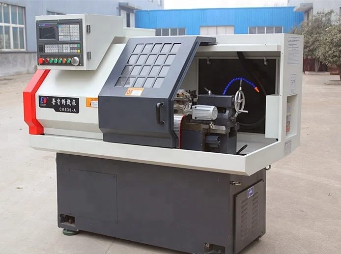 Mini Cnc Lathe Machine Price Small Cutting Metal Lathe Ck6130