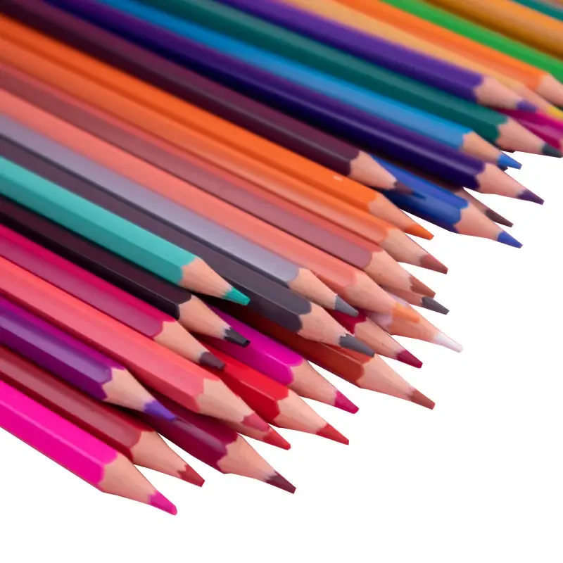 Professional 12-Color Drawing Pencils Set Oily Wood for Artist Graffiti School-Colored Pencils