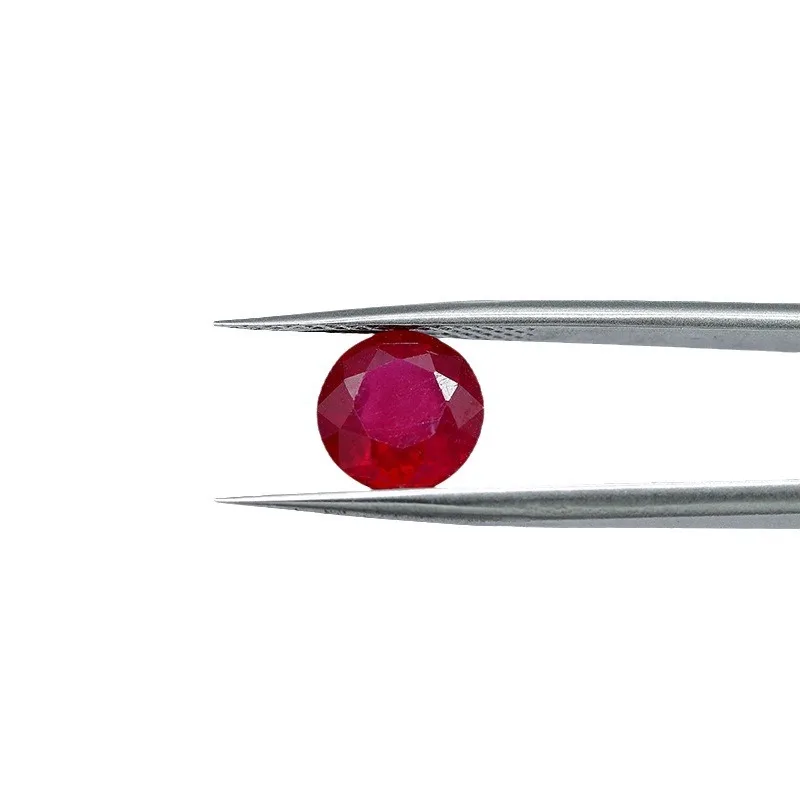 MEDBOO Fine Jewellery Manufacturer Round Cut Real Natural Pigeon Red Blood Ruby Gems Loose Gemstones For Jewelry Making