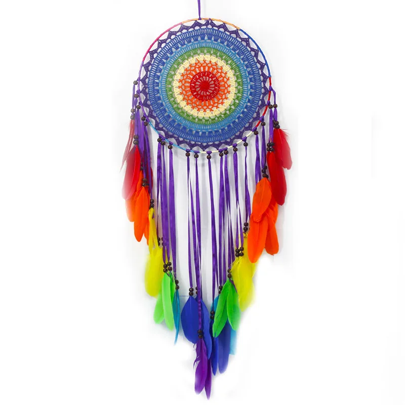 
30 CM Ring home decorative seven chakra dream catcher 