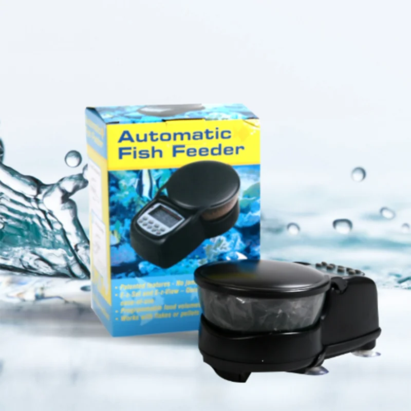 Auto fish food feeder timer automatic fish feeder