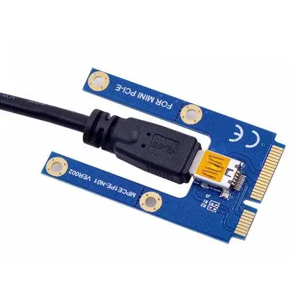 Мини PCIe к PCI express 16X Райзер для ноутбука внешняя графическая карта EXP GDC BTC Antminer Miner mPCIe PCI-e слоту