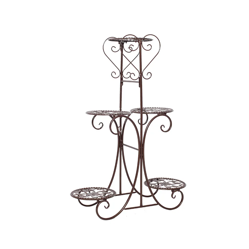 
China Best Selling Indoor Outdoor Metal Plant Rack Stand 