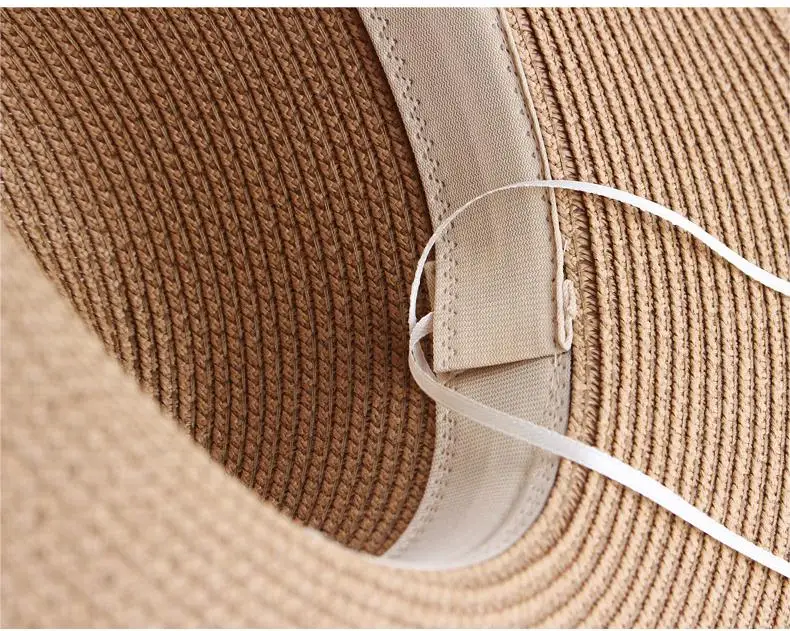 2023 New Summer Fashion Woven Tourism Beach Hat Outdoor Travel Sun Protection Leisure Breathable Straw Hat