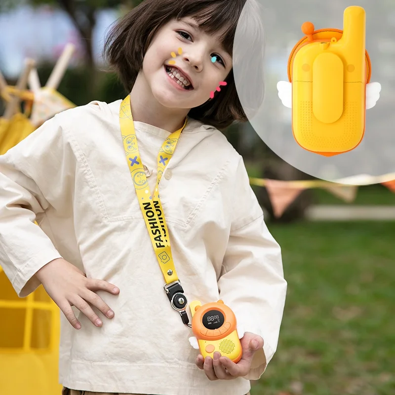 Portable Handheld 3KM Interphone Rechargeable Kids Long Range Walkie Talkie Toys For Kids