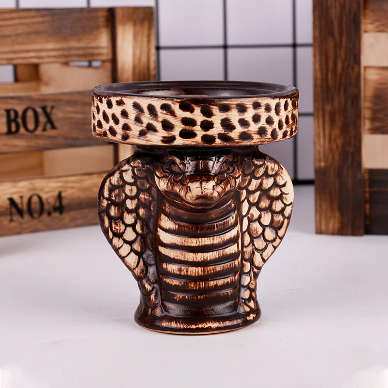 Factory portable  Wholesale  Creative Luxury Home Accessories Ceramic Hookah Bowl 8.7*10 cm