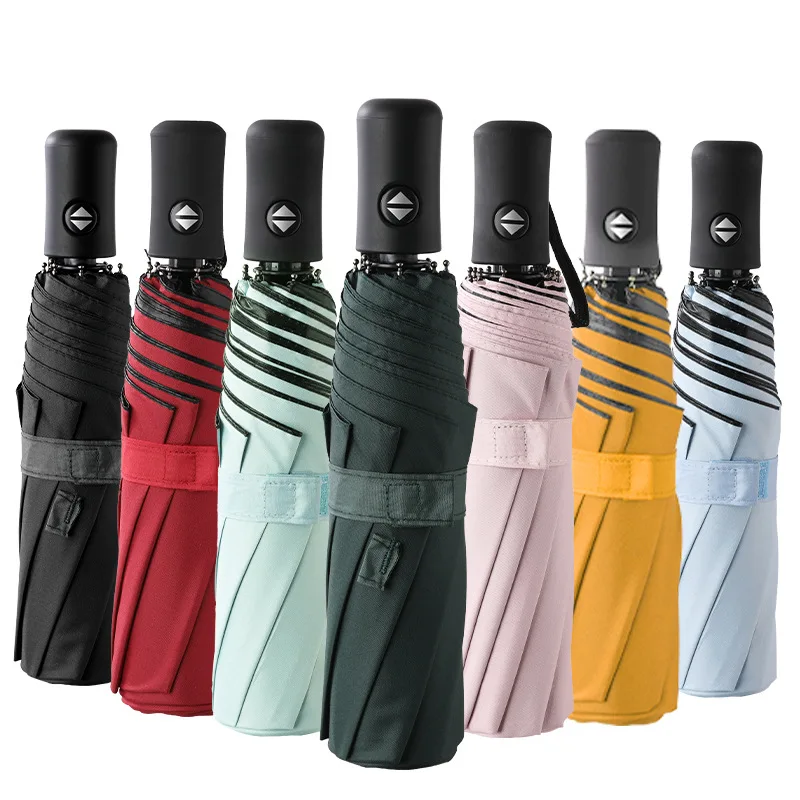 New arrival full automatic umbrella rain Sun protection Anti-UV 50+ Dual-purpose smart Umbrella Promotional Umbrella with logo