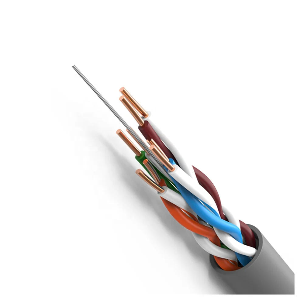 Сетевые кабели Lan Utp Jacket Pvc от производителя Cat 5, кабельные сети для помещений Cat5e Wire