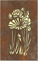 Corten Steel Custom Garden Metal  Decorative Outdoor Gate