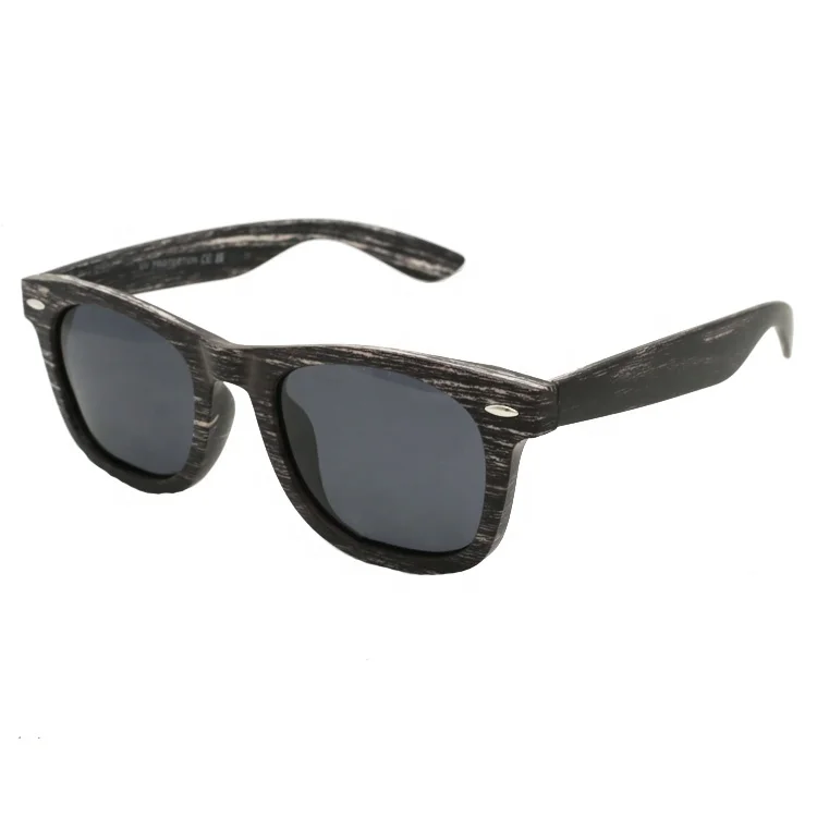Fashionable ECO Friendly Square Wooden Unisex UV400 TAC Lenses Polarized ODM PC Bamboo Sunglasses