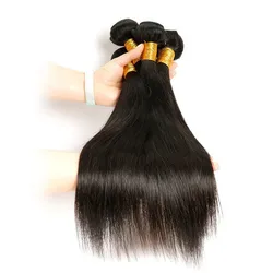 In stock natural human hair extension Brazilian hair extension dropshipping 8 to 40 inch virgin Brazilian hair weave bundles