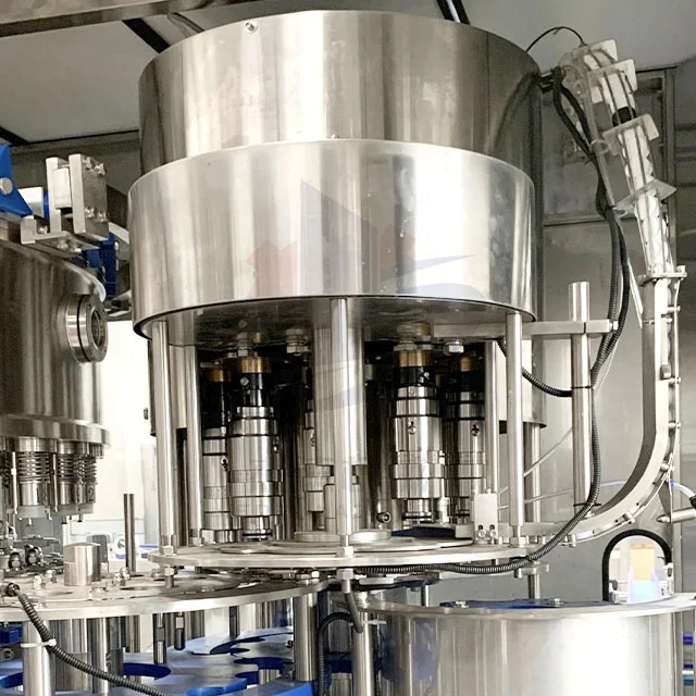 Small scale automatic drinking mineral pure water juice carbonated soft drink bottling filling machine