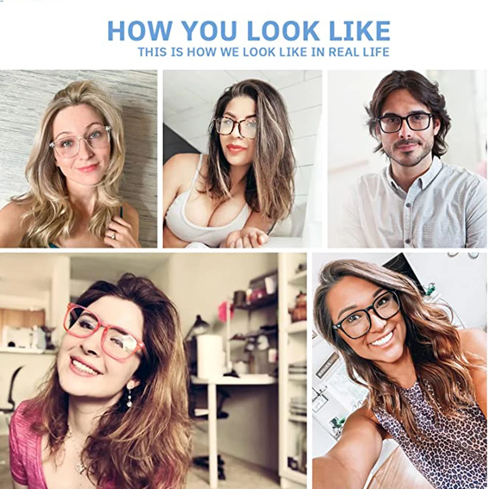 Fashion Women Readymade Pack Reading Glasses Blue Light Blocking Filter Uv Ray Designs Frame