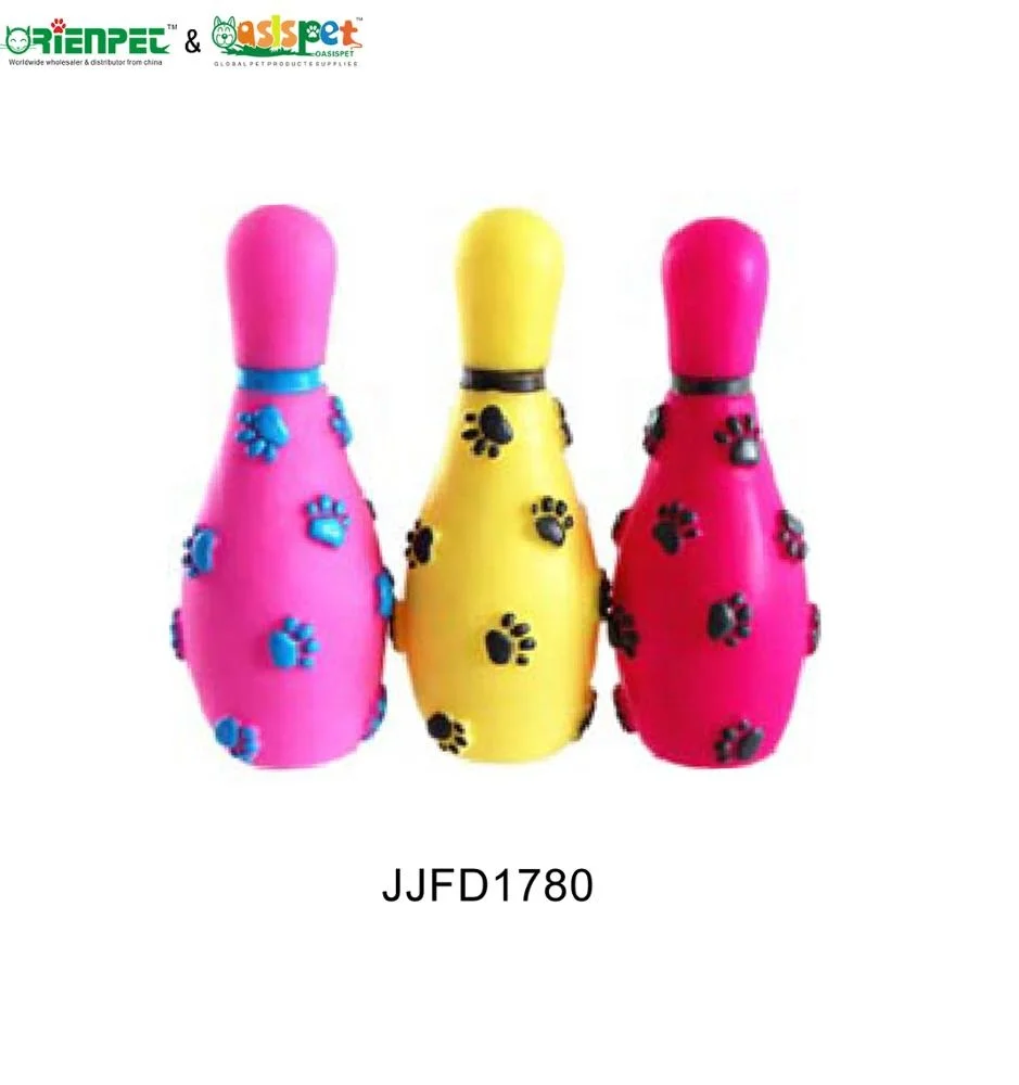 ORIENPET & OASISPET Pet Squeaky Dog vinyl chew toy bowling ball Ready stocks JJFD1780 Pet products