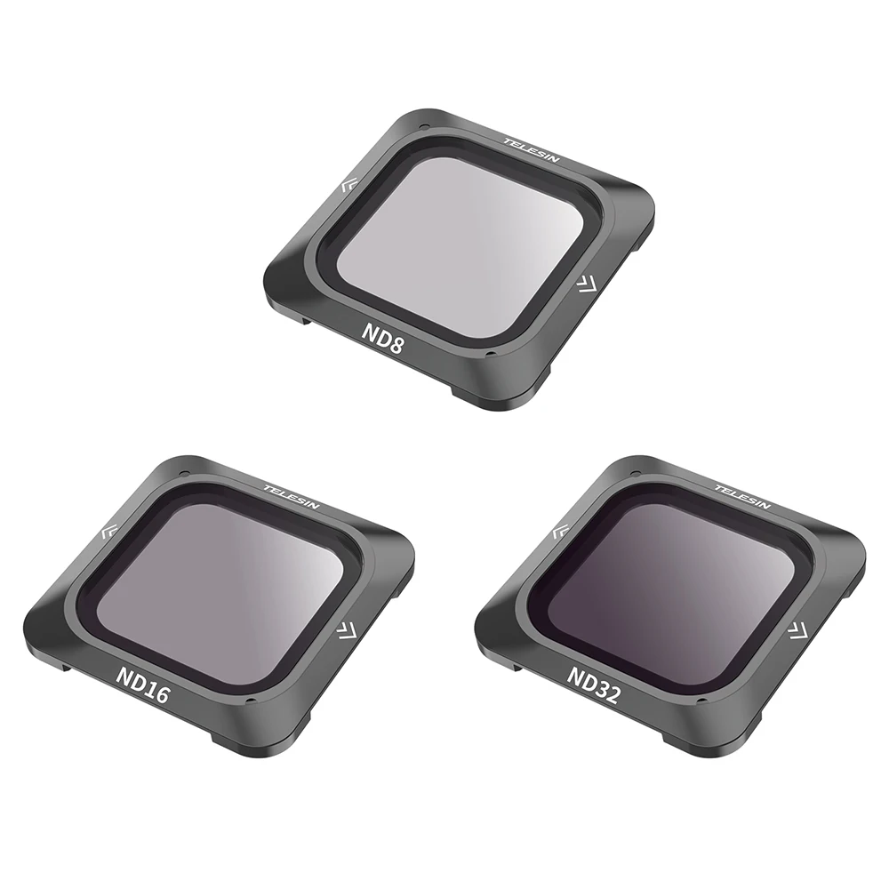 Аксессуары для экшн-камеры TELESIN Магнитный 3-Pack ND8/16/32 ND фильтр для объектива для камеры DJI Action 2