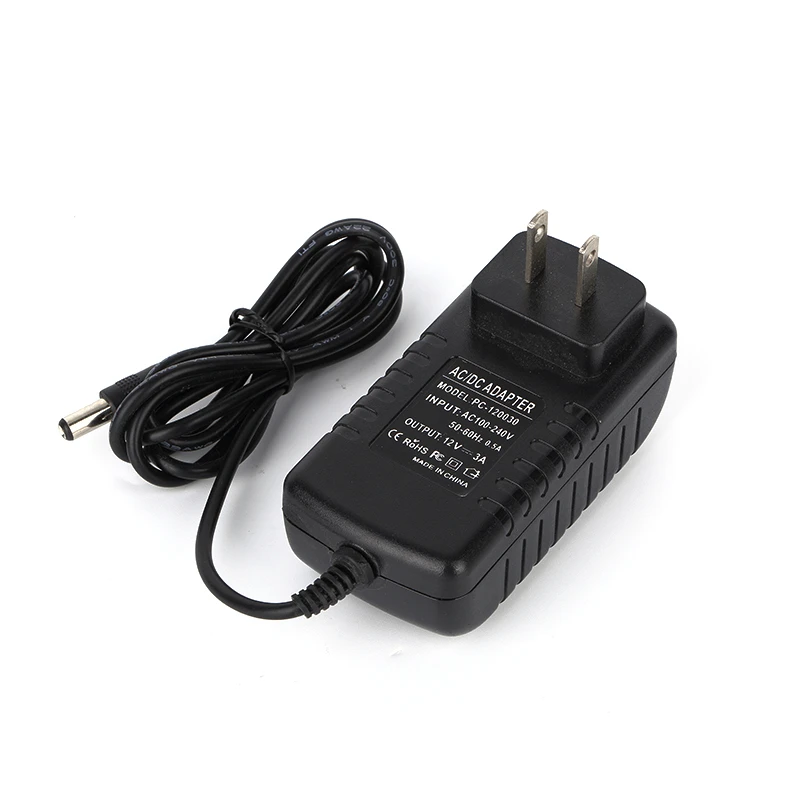 100V-240V адаптер переменного тока 12V 24V 1A 1.5A 2A 3A 12W 18W 24W Настольный импульсный источник питания для шланга пылесоса