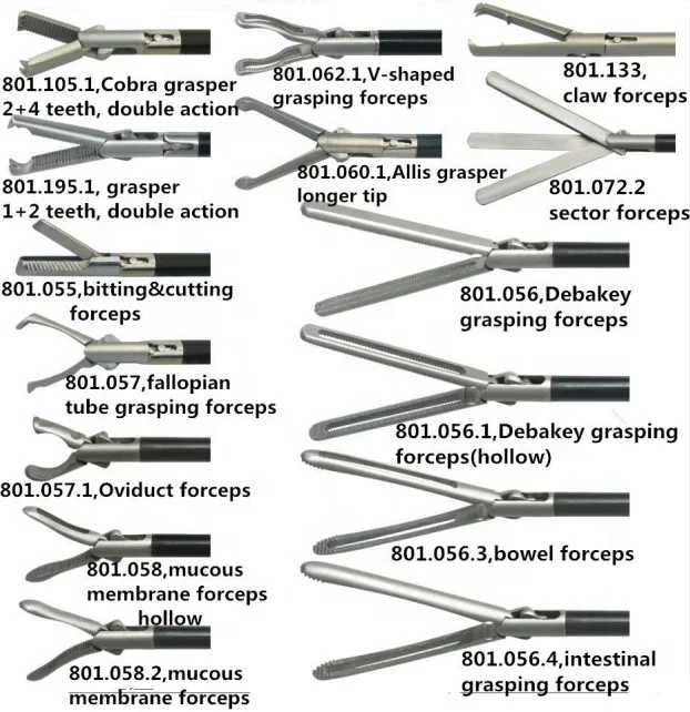 laparoscopic grasper and froceps,laparoscopic training kit, endoscopic instruments training
