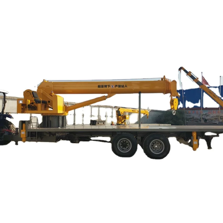 Tractor small self - made truck crane tractor crane arm machine