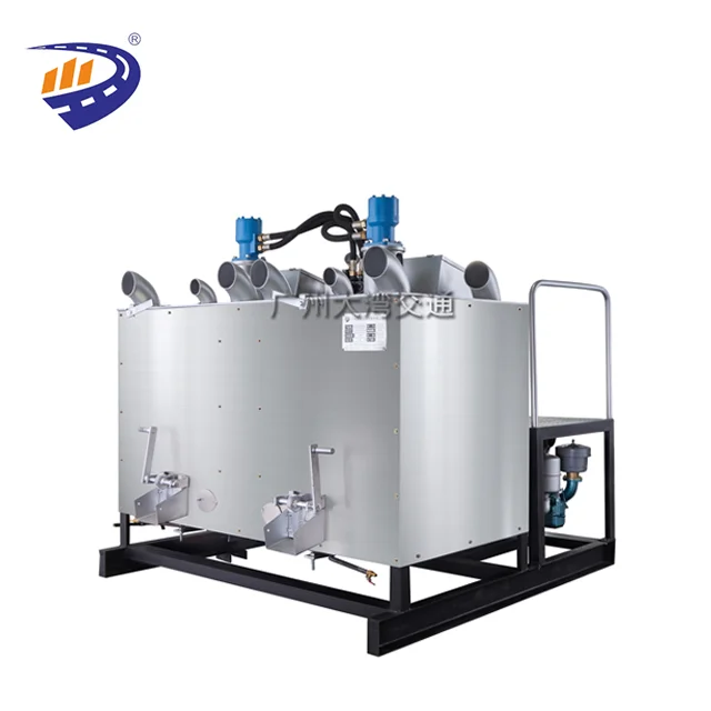 Термопластичные краски с двойным цилиндром для длительного использования в грузовике, термоплавкая дорожная маркировочная машина, чайник большой емкости