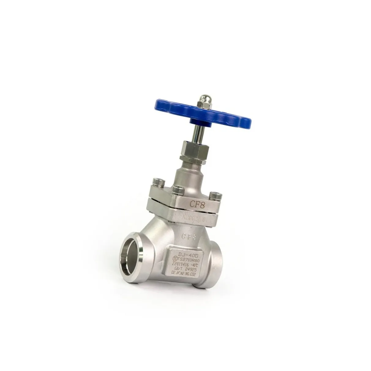 DJ-10GY Short stem cryogenic globe valve  gas shut off valve