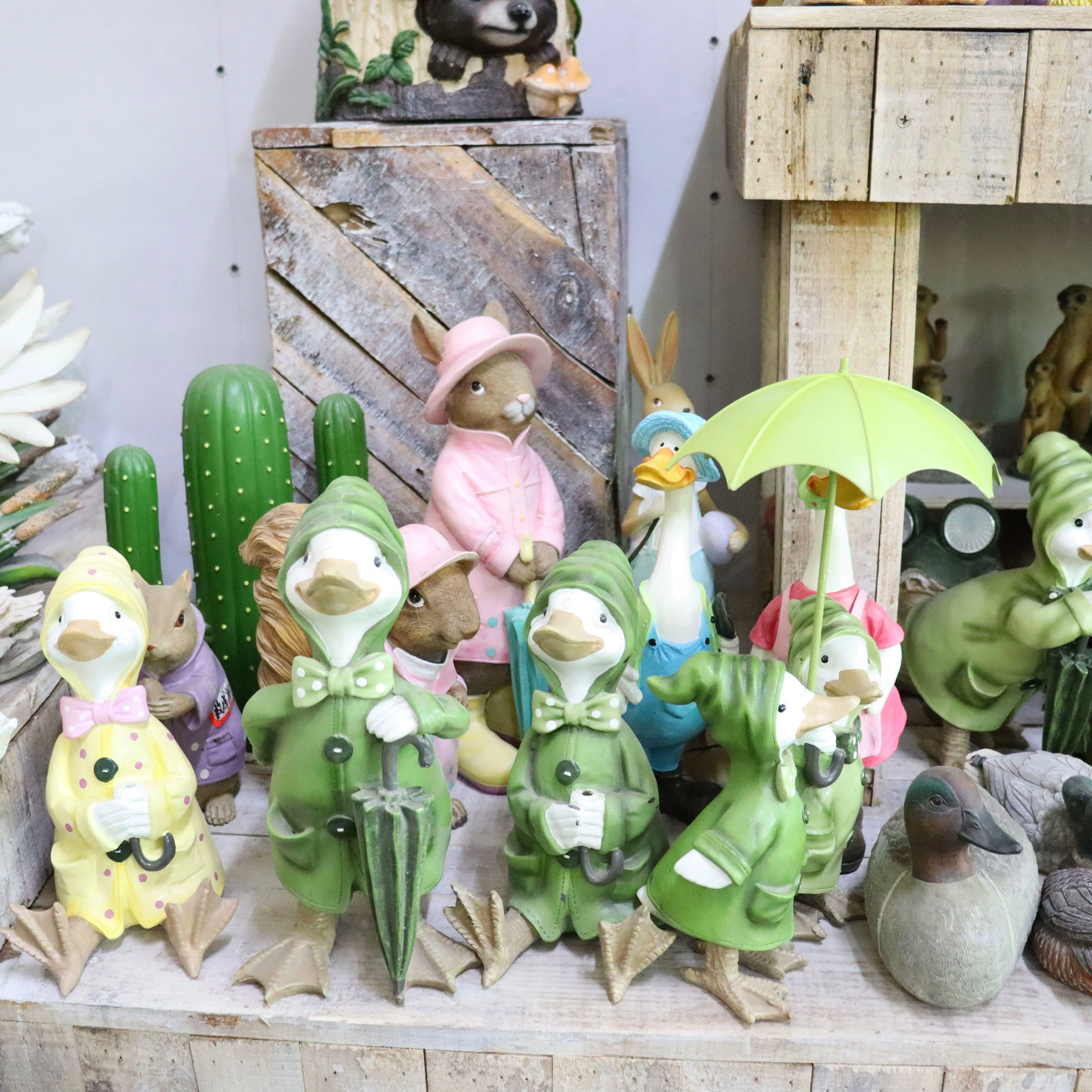 factory direct frog figurine gardening animal statue resin crafts ornaments landscape home garden decor