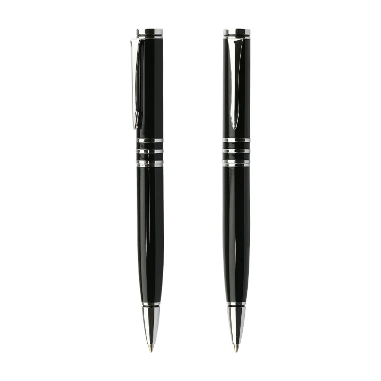 Rose Gold Twist Heavy Metal Ballpoint Pen With Gift Box Customized Pen Logo Advertising Pen