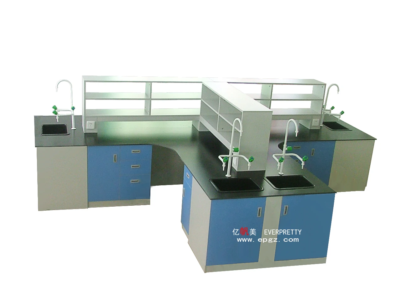 Senior High School Furniture Wall Bench Laboratory Workstation Series Granite Lab Lift Table Lab Tables