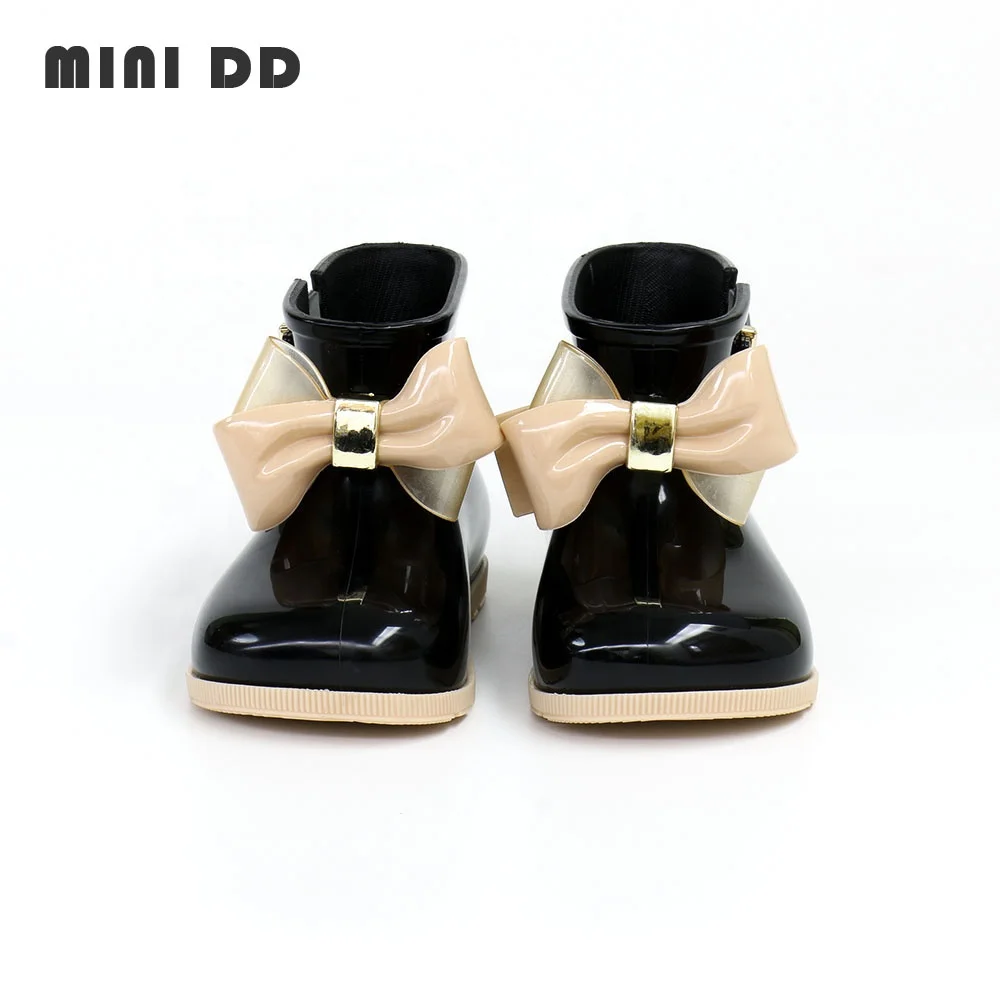 MINI DD Children Summer Water Shoes Toddler Fancy Jelly Boot Wholesale Jelly Shoes Kids Water Shoes Ankle Jelly Rain Boot