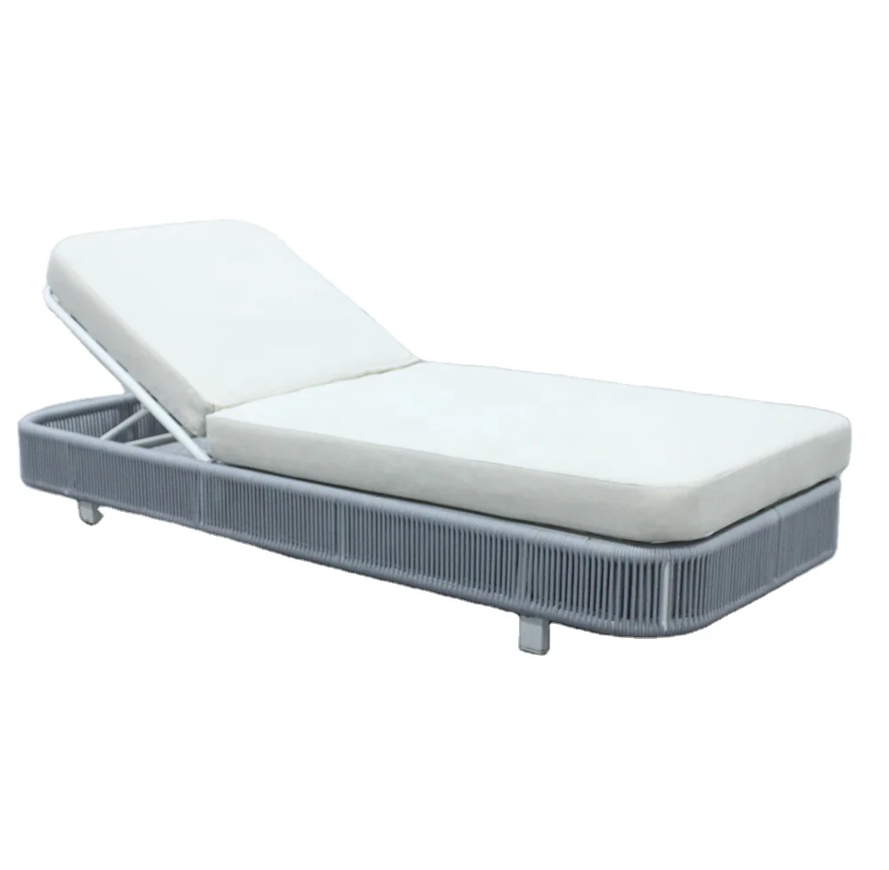 
Luxury Rope Woven Sun Lounger Furniture Outdoor 