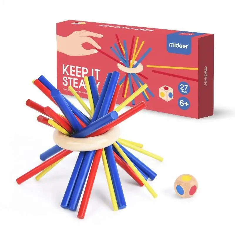 MIDEER KEEP IT STEADY BALANCE GAME Classic Wooden Toys for Kids Interactive Party Play Children Gift MD0068