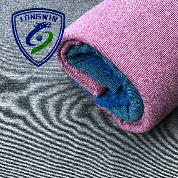 Осенняя толстовка с длинными рукавами, ткань 100% полиэстер, окрашенная Меланжевая полоска, трикотажная флисовая ткань