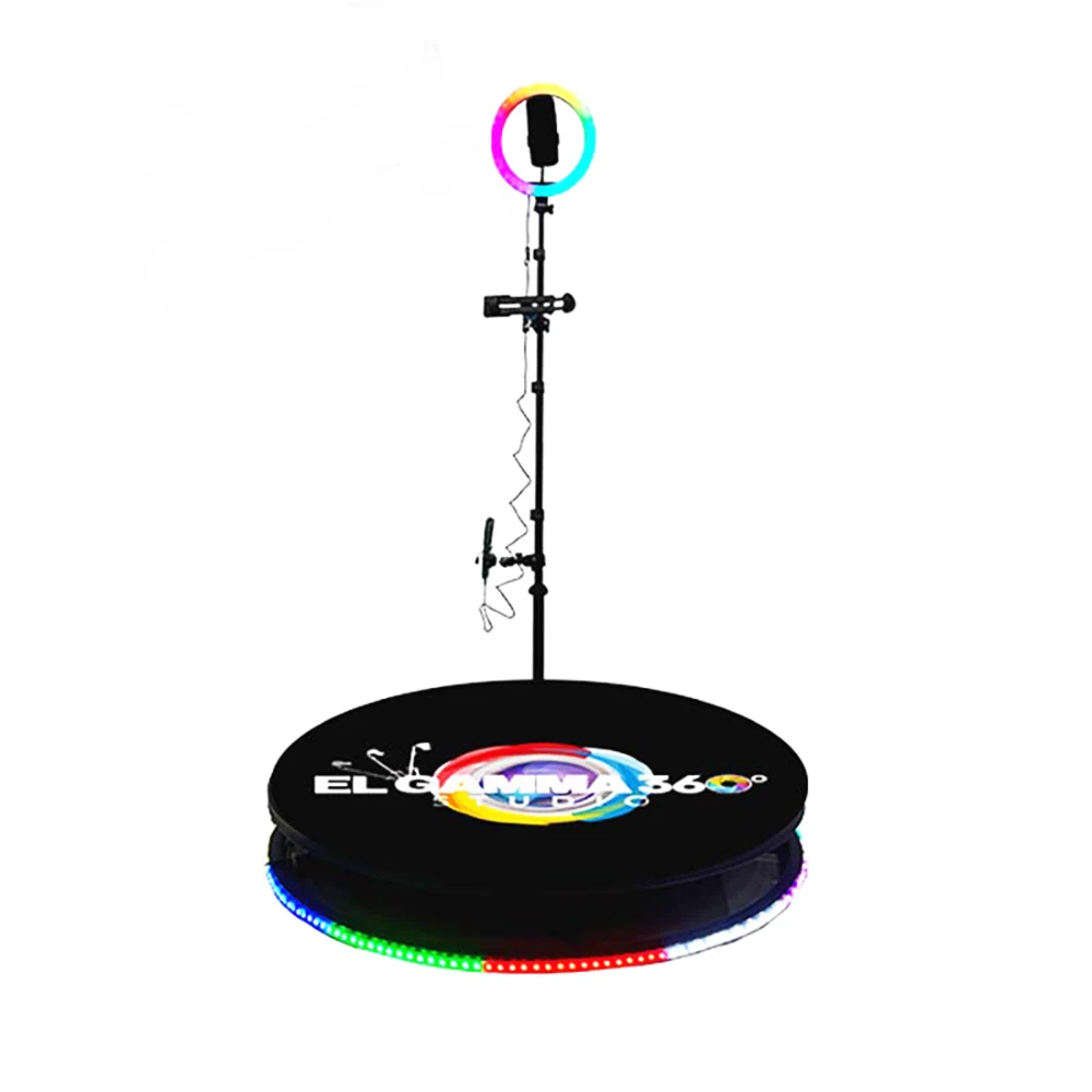 Видео машина автоматическая фотобудка 360 Rgb градусов Светодиодное освещение Aidan