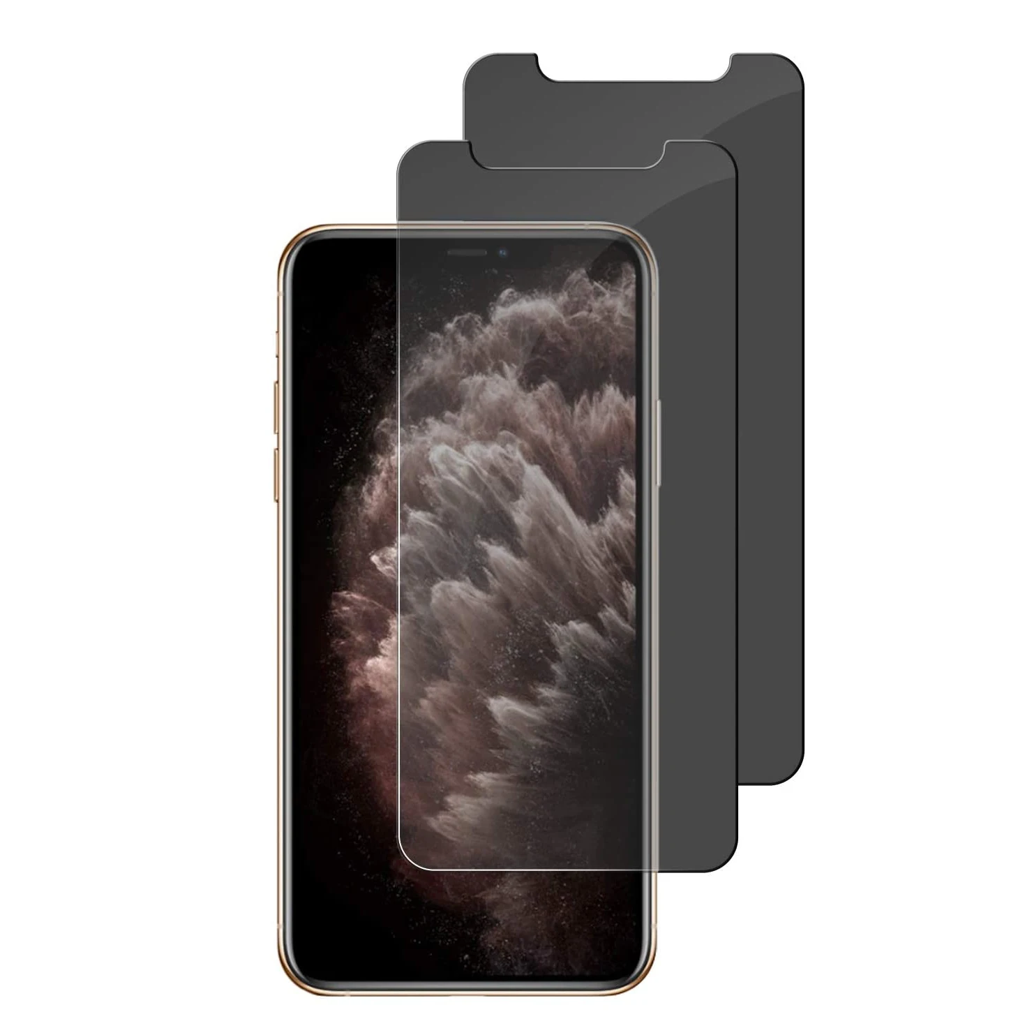 Скрытая защитная пленка на экран для Анти-шпион Закаленное стекло пленка среднего класса против царапин для iPhone 11 Pro Max