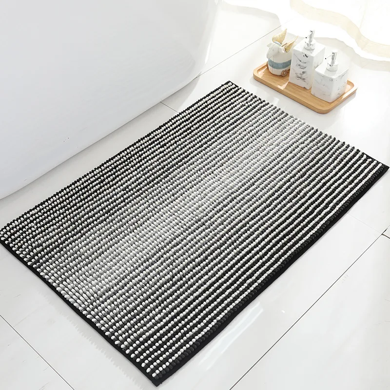 flooring rug chenille doormat chenille bathmat chenille water absorbent mat bath rug 2cm mat