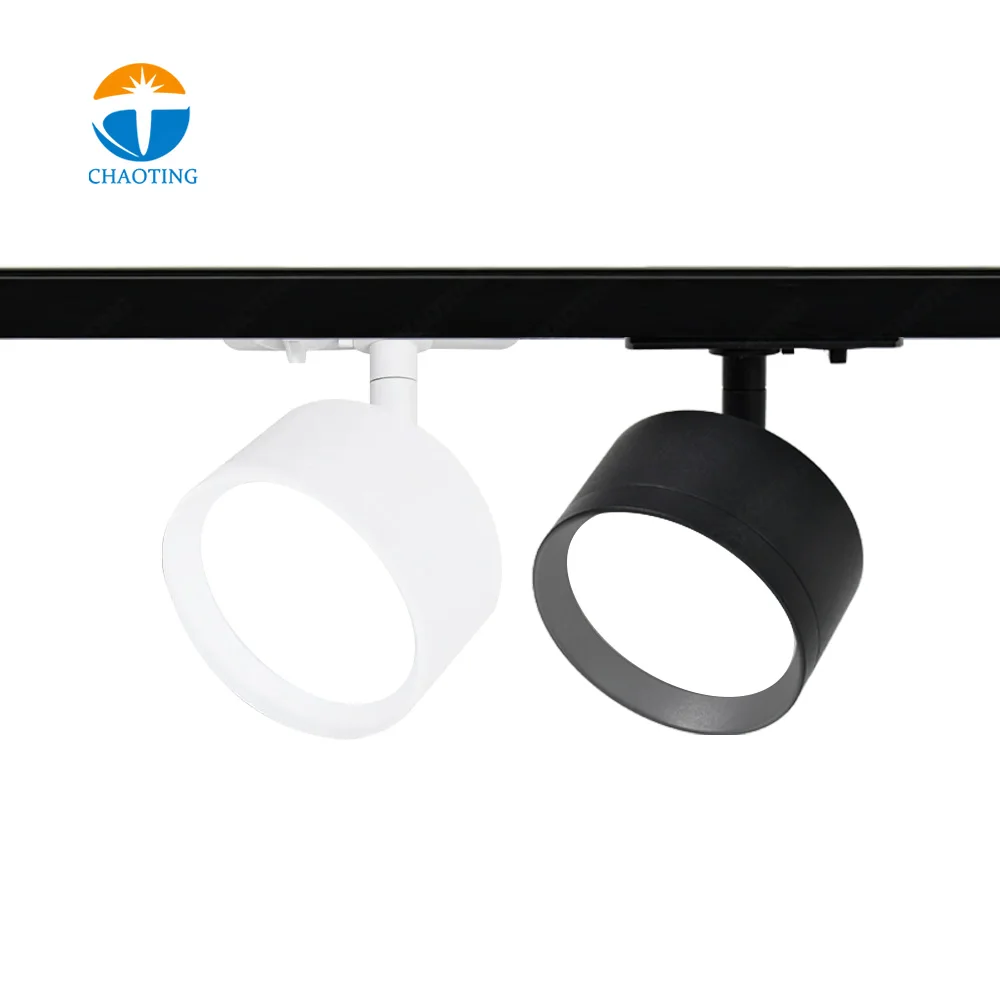 Hot Sale GX 53 Rail Downlight Adjustable Angle Ceiling Light Pure Aluminium GX53 Spot Light Housing Surface Mounted Track Lights