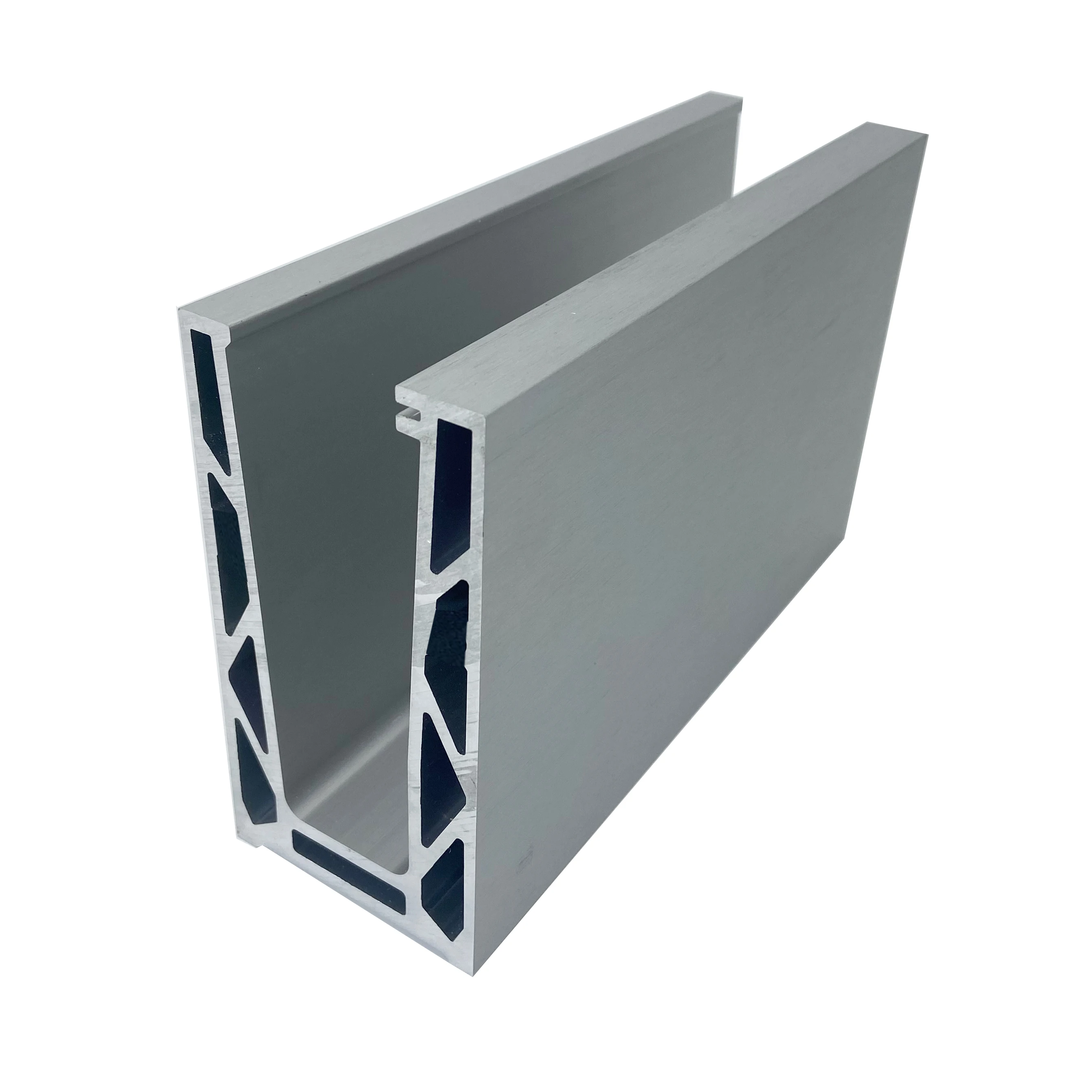 Aluminium Extrusion Profile Factory Balustrades Railing System Aluminum Frameless U Channel Glass Railing