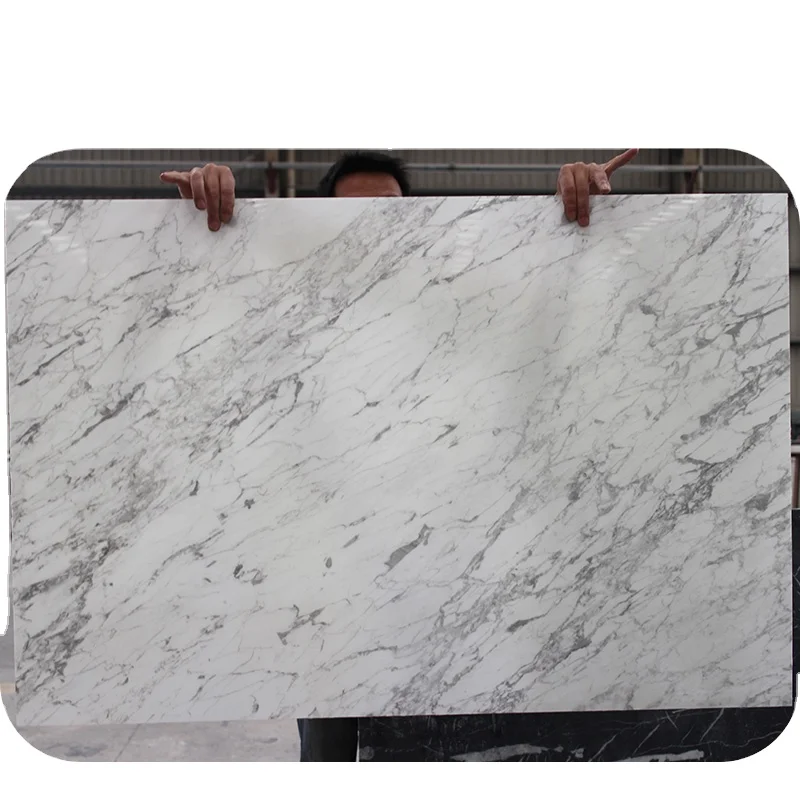 High Quality Best Price 1-1.5mm Bianco Carrara White Marble Tiles And Slabs Ultra-thin