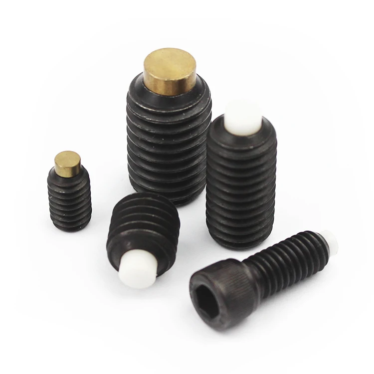 Multiple Soft tip set screw steel & stainless steel socket nylon tip set screw for great price