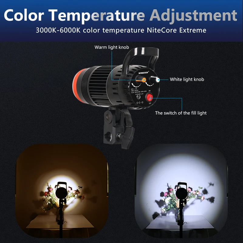
Video light in RGB light with a good fill light effect just like sunlight 