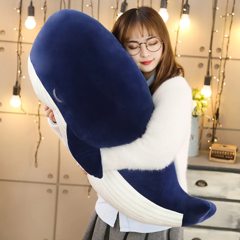 custom Cotton Logo plush toys whale pillow gift dolls stuffed animals