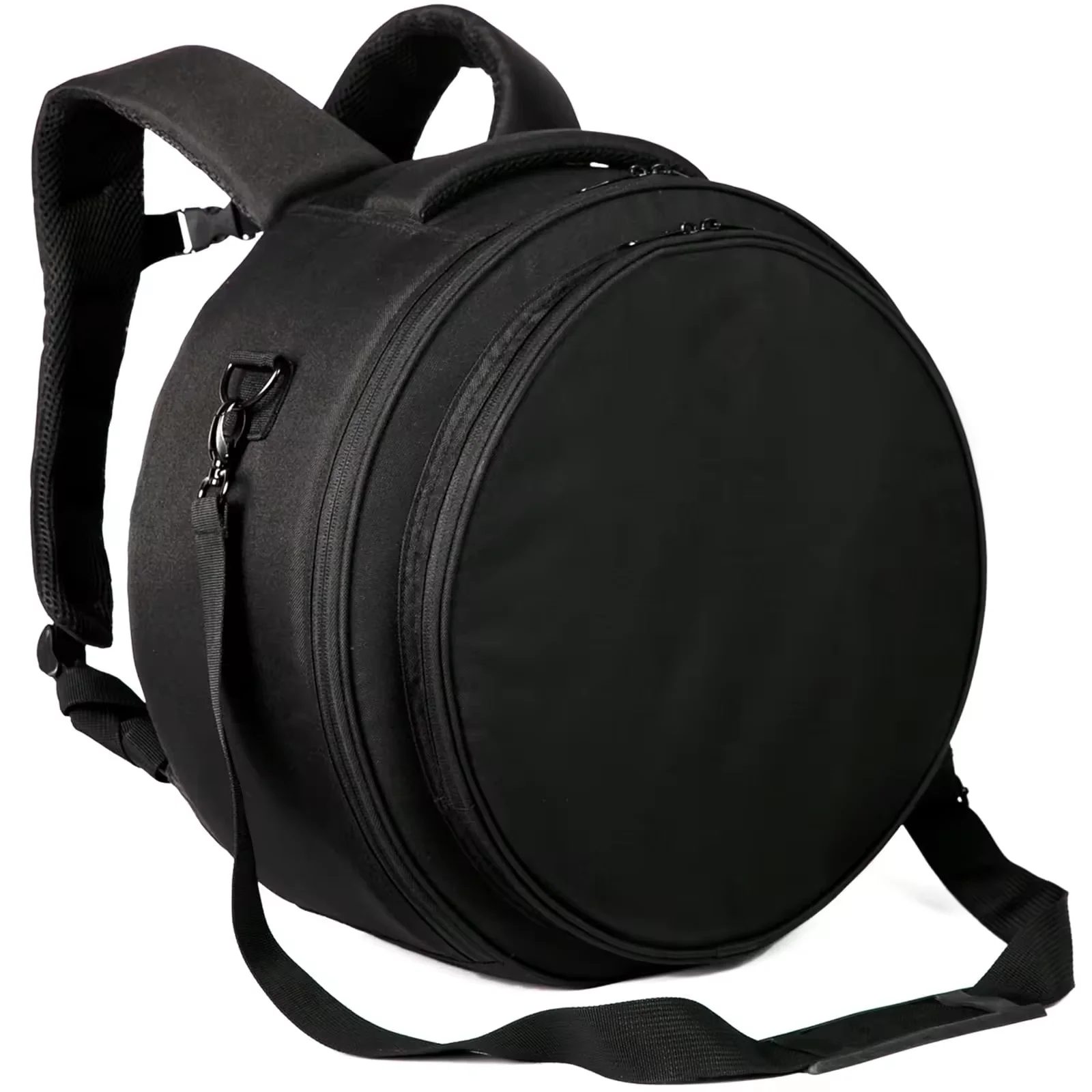 Thick Padded Snare Drum Bag Backpack Case with Shoulder Strap and Front Pocket for Accessories Instrument Bags & Cases
