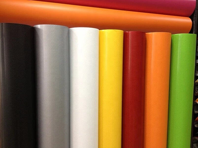 Manufacturer Bubble Free Air Release Film Gloss Glossy Black Vinyl Car Wrap Sticker